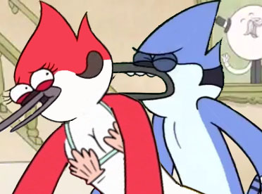 show rigby x mordecai regular Wolf girl with you (the liru project)