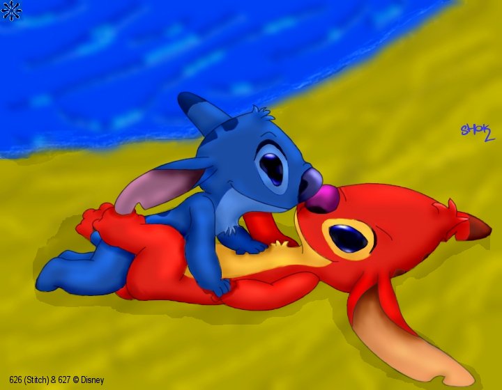 stitch and experiment 420 lilo Greater dog and lesser dog