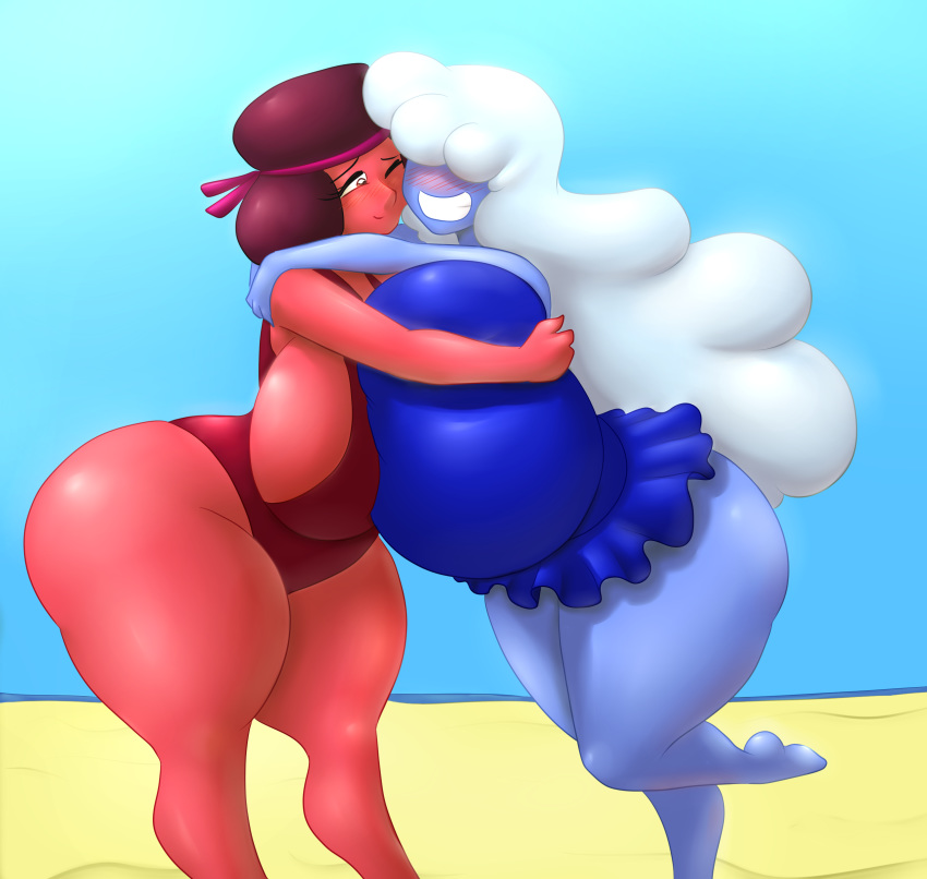 saphire steven universe and ruby Sonic and rouge have sex